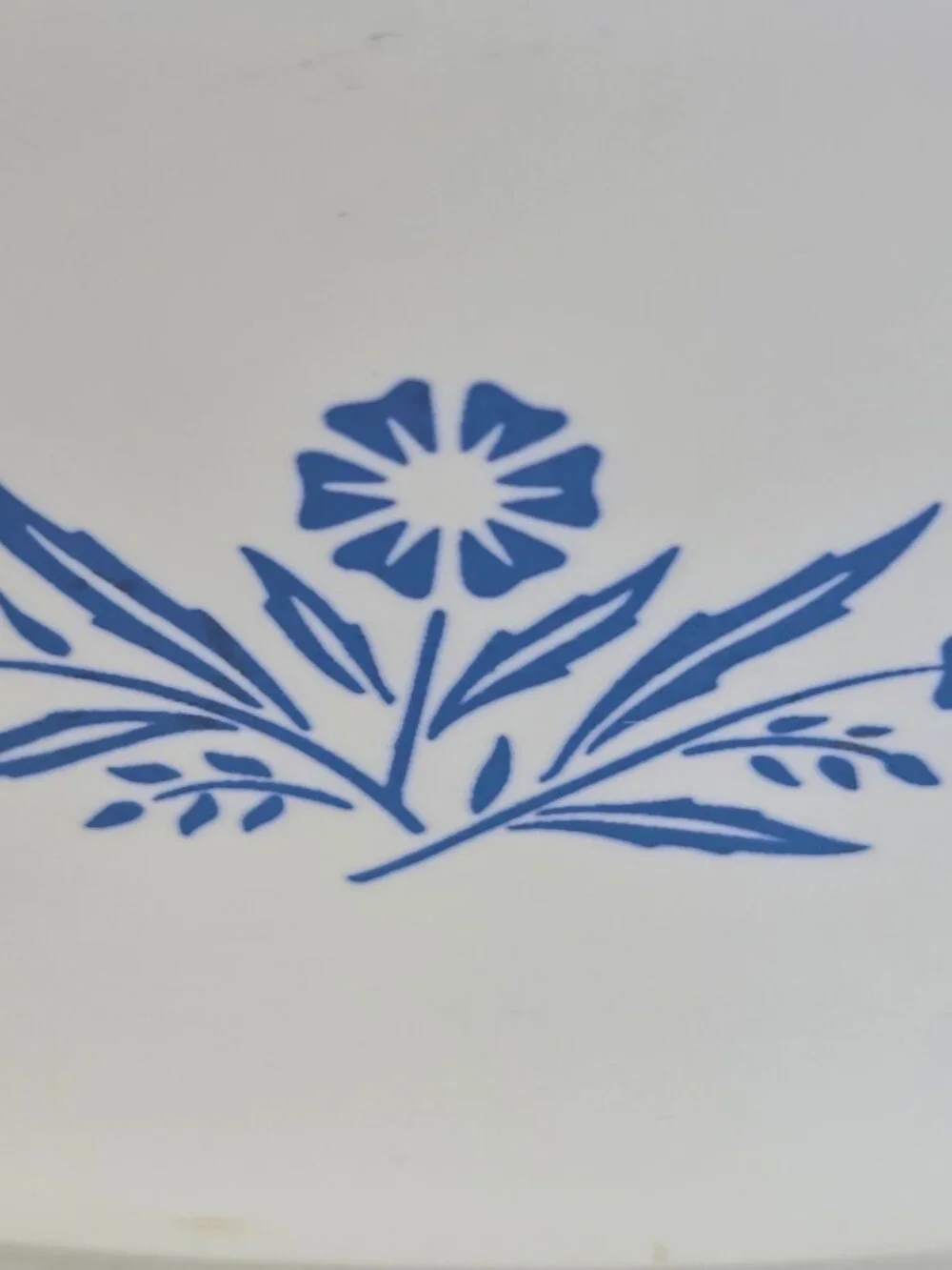 Vintage Corning Ware Blue Cornflower Deep Casserole Dish 2 1/2 Qt Square No Lid
